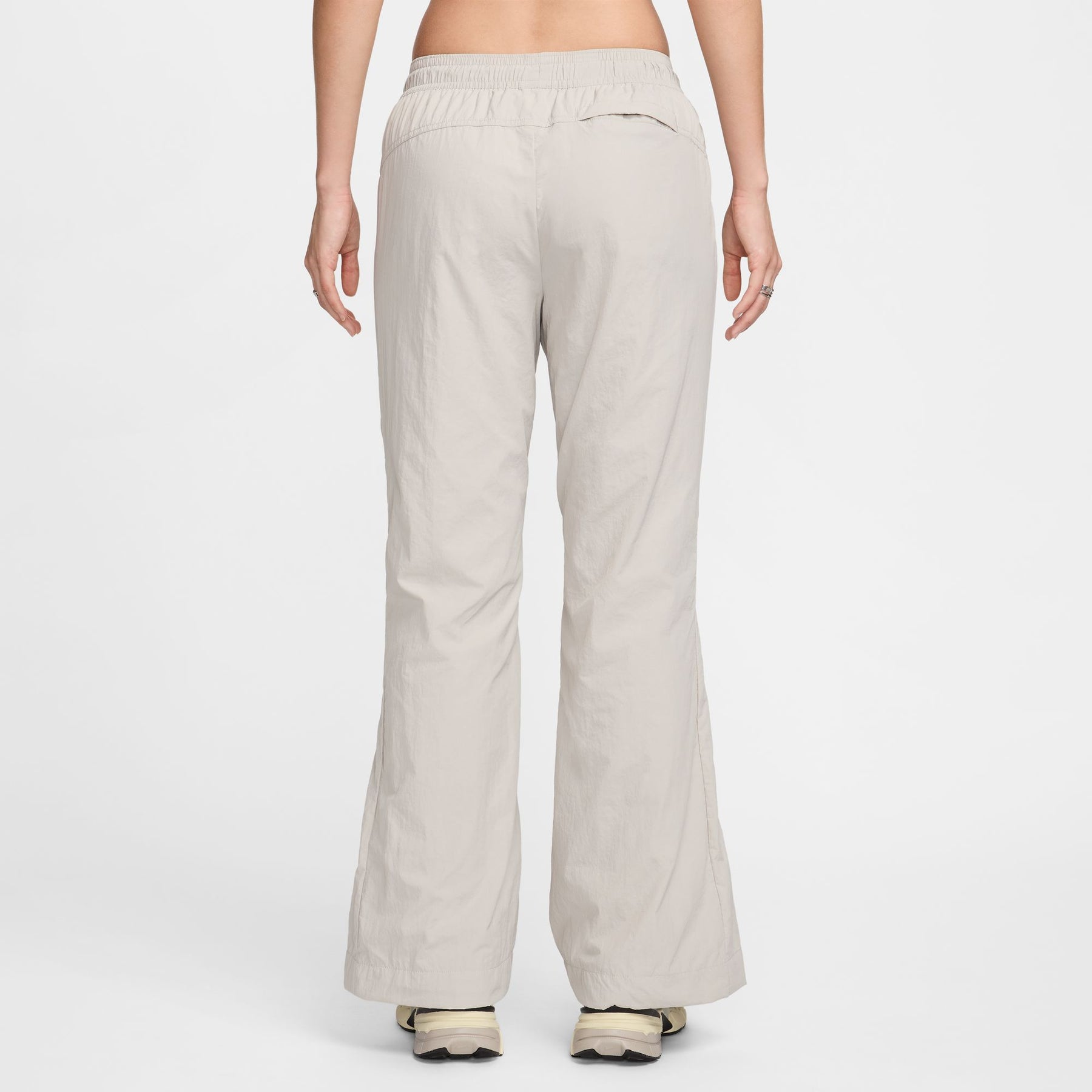 WMNS Nike Sportswear Collection Mid-Rise Zip Pants "Grey"