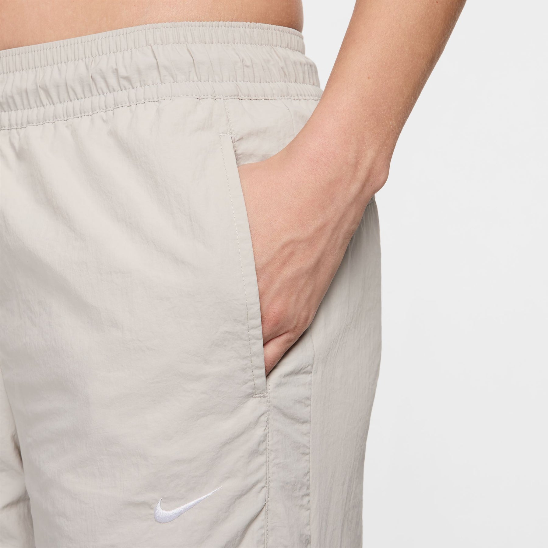 WMNS Nike Sportswear Collection Mid-Rise Zip Pants "Grey"