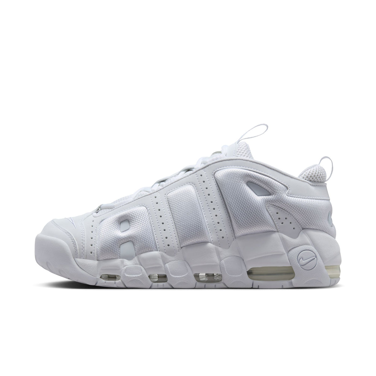 Nike Air More Uptempo Low "Triple White" - Men