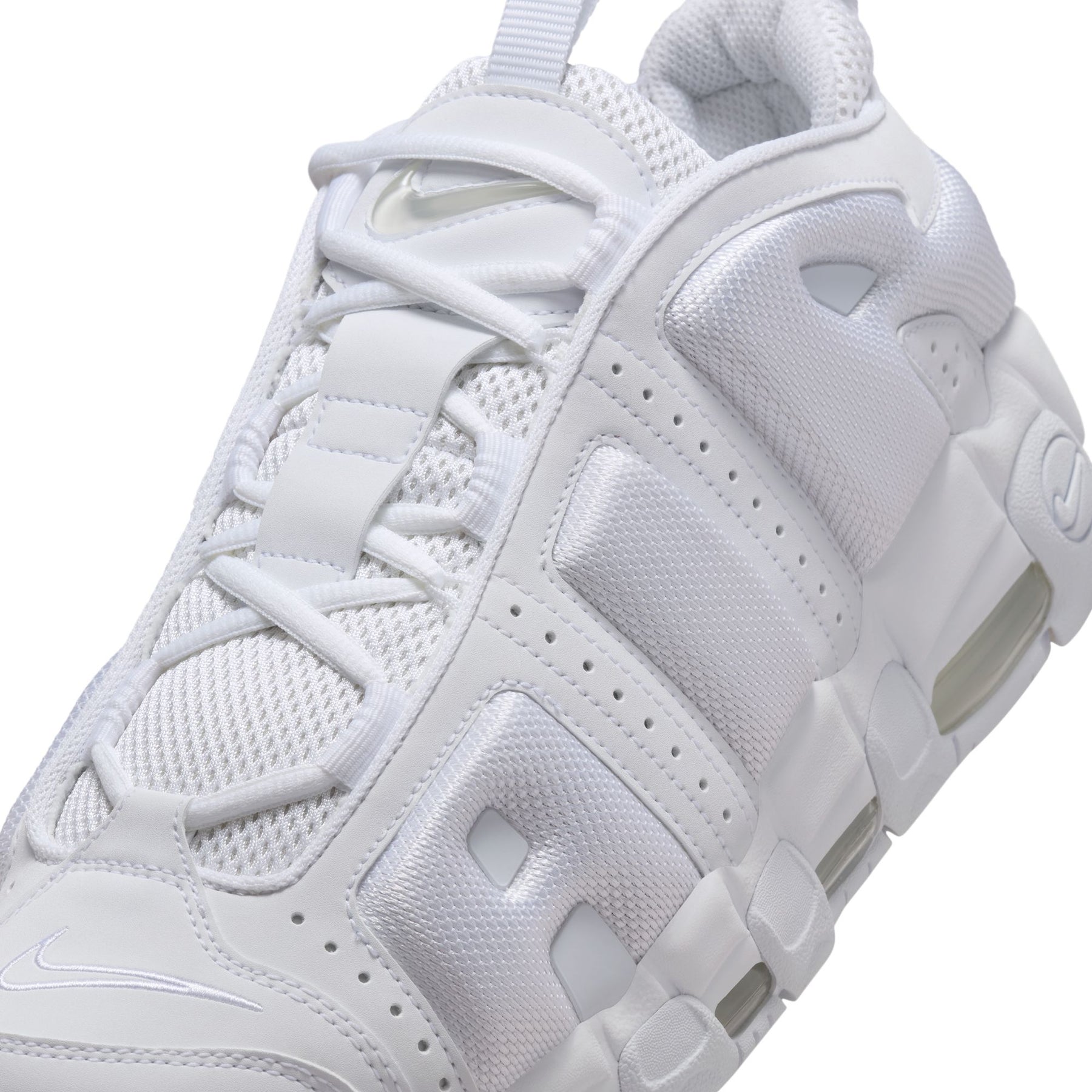 Nike Air More Uptempo Low "Triple White" - Men