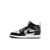 Jordan 1 Mid SE "Metallic Silver" Pre School - Kids