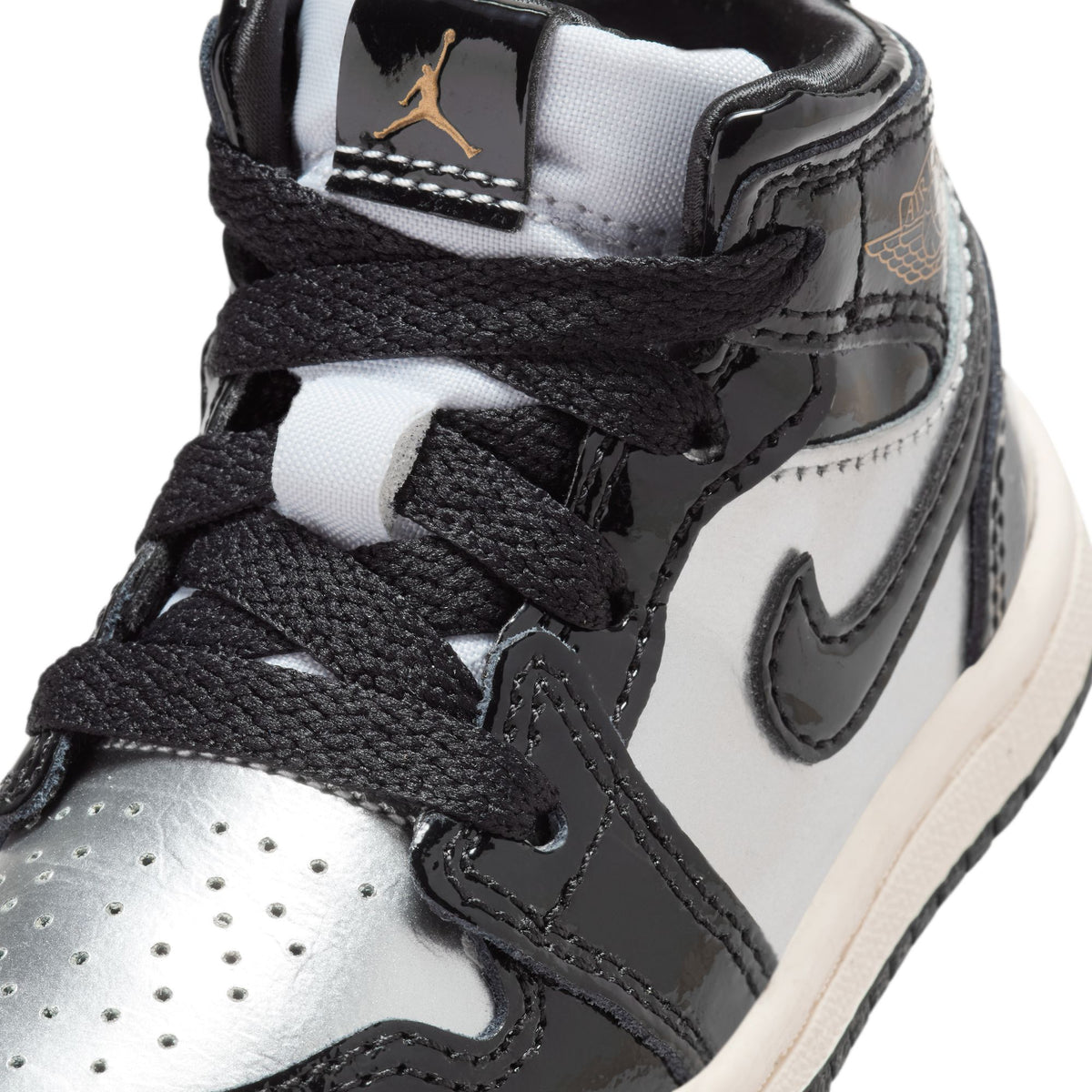 Jordan 1 Mid SE "Metallic Silver" Toddler - Kids