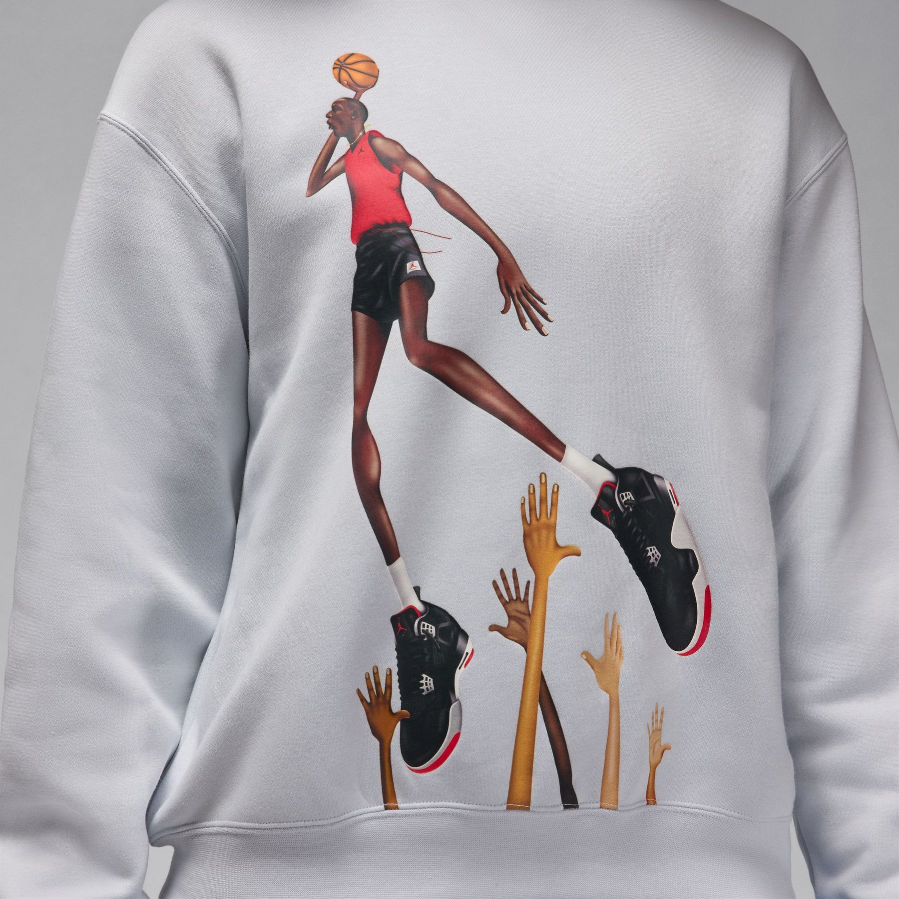 WMNS Jordan Artist Series by Darien Birks Crewneck "Pure Platinum"