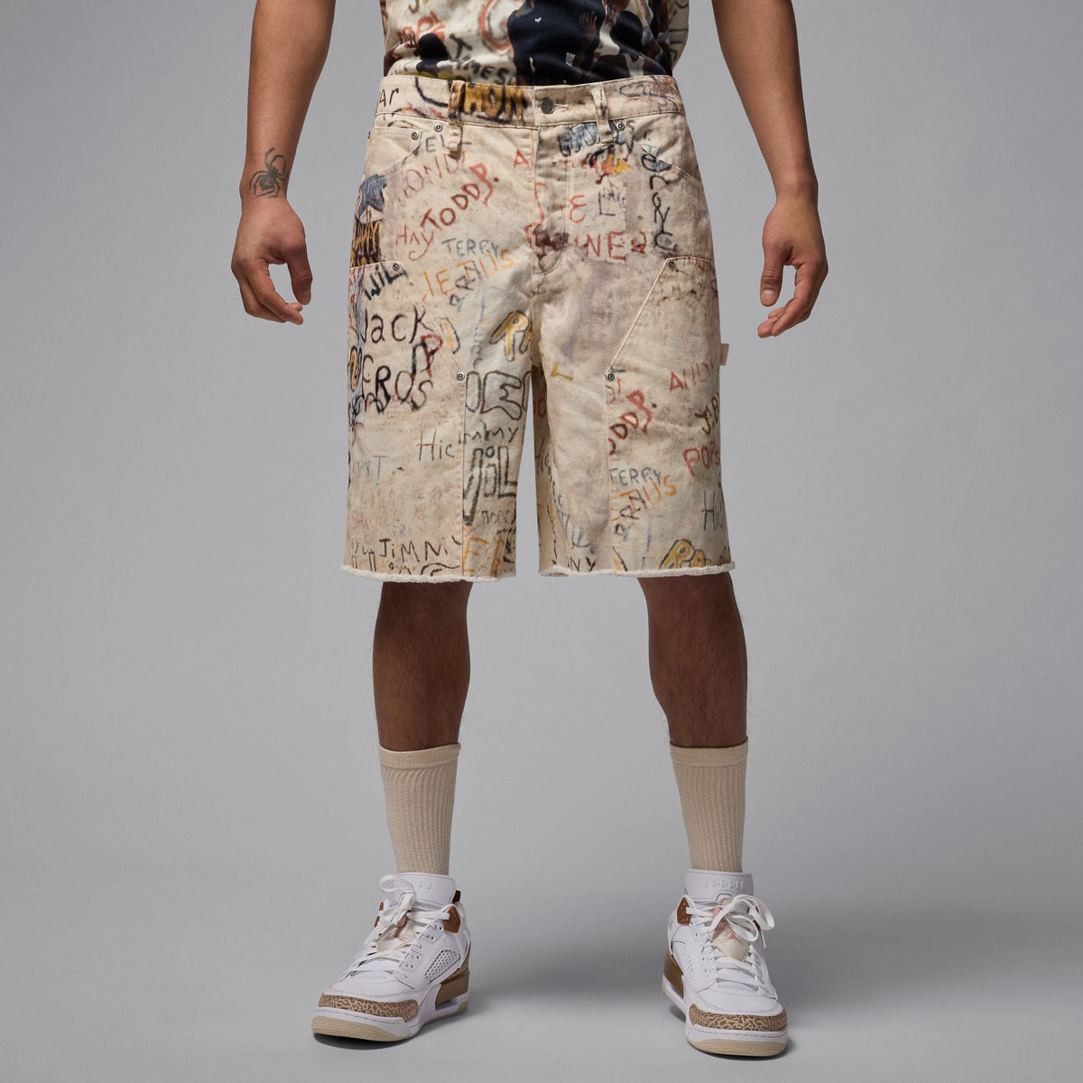 Air Jordan Printed Shorts "Sail"