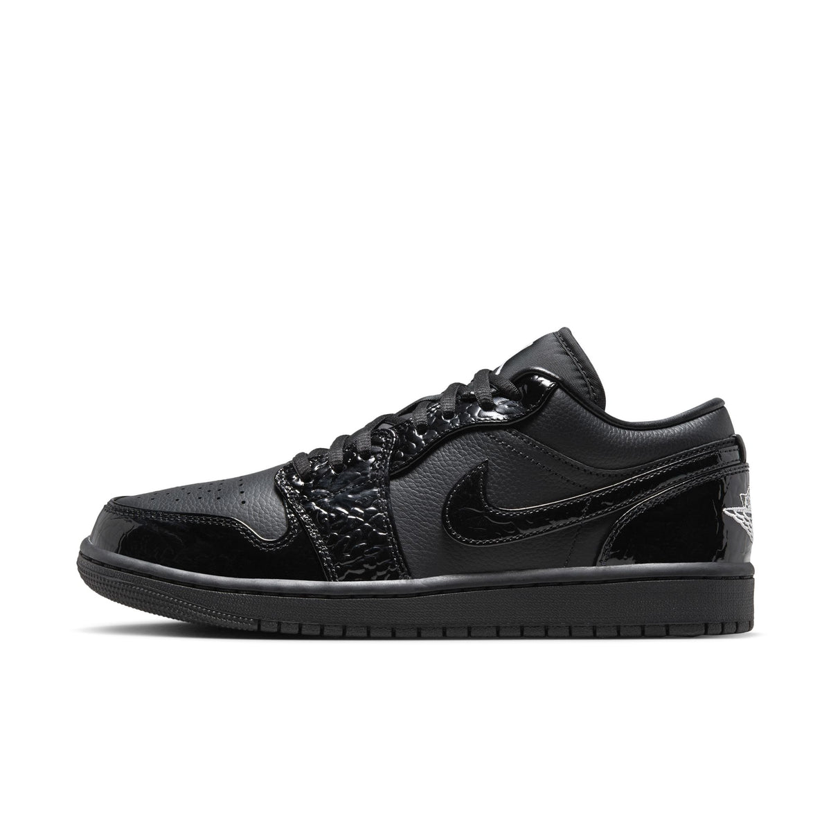 WMNS Air Jordan 1 Low "Black Croc"