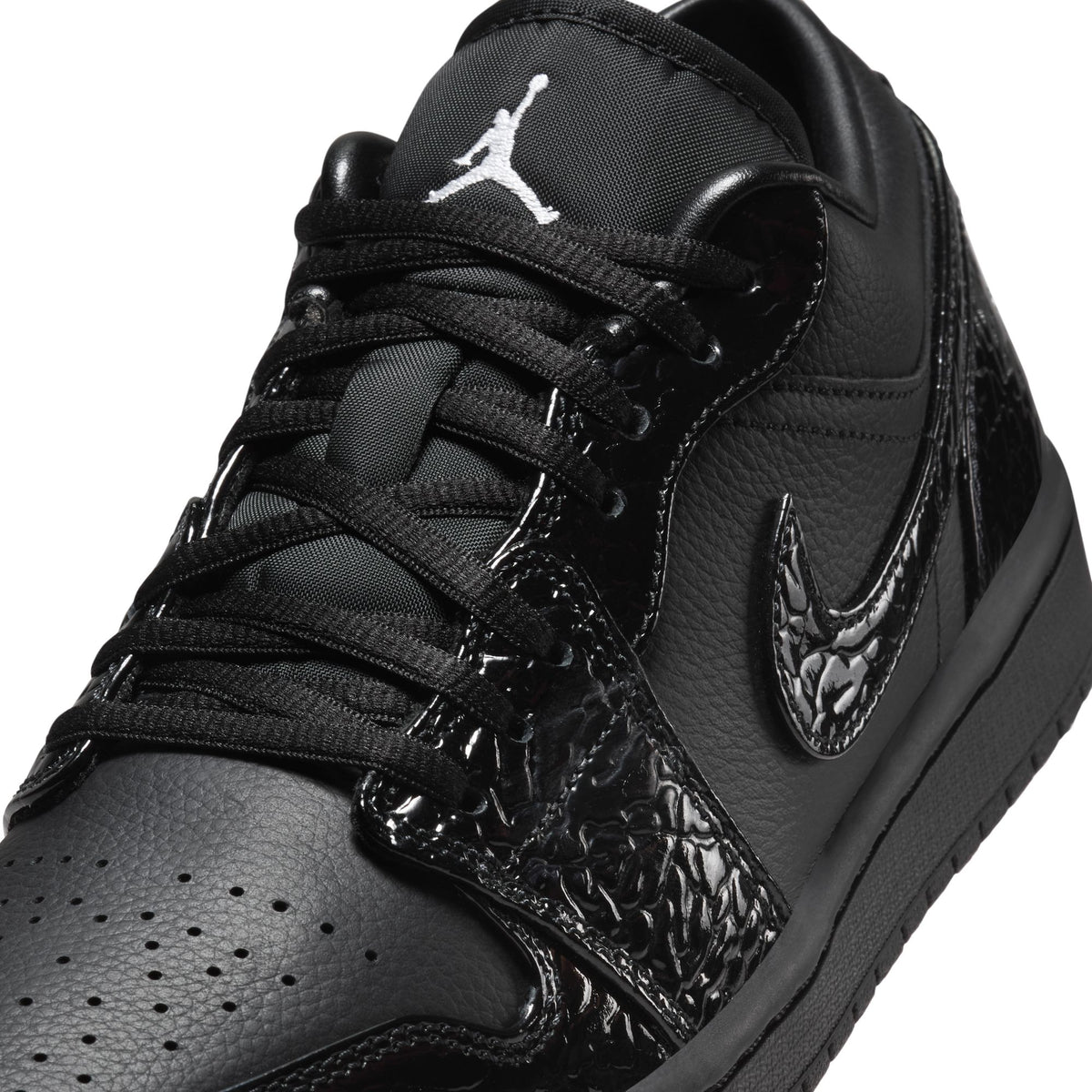 WMNS Air Jordan 1 Low "Black Croc"