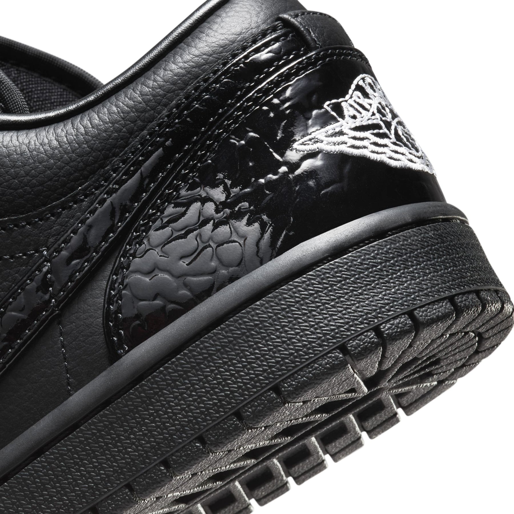 WMNS Air Jordan 1 Low "Black Croc"