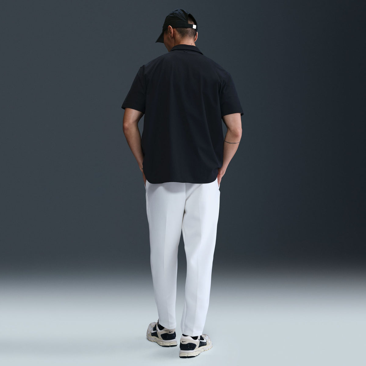 Nike 24.7 PerfectStrech Snap Down Tee "Black"