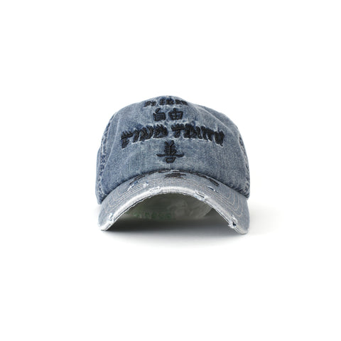 Jungles Jungles Be Free Cap "Distressed Denim"