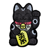 Mascot Lucky Cat New Year Black Rug