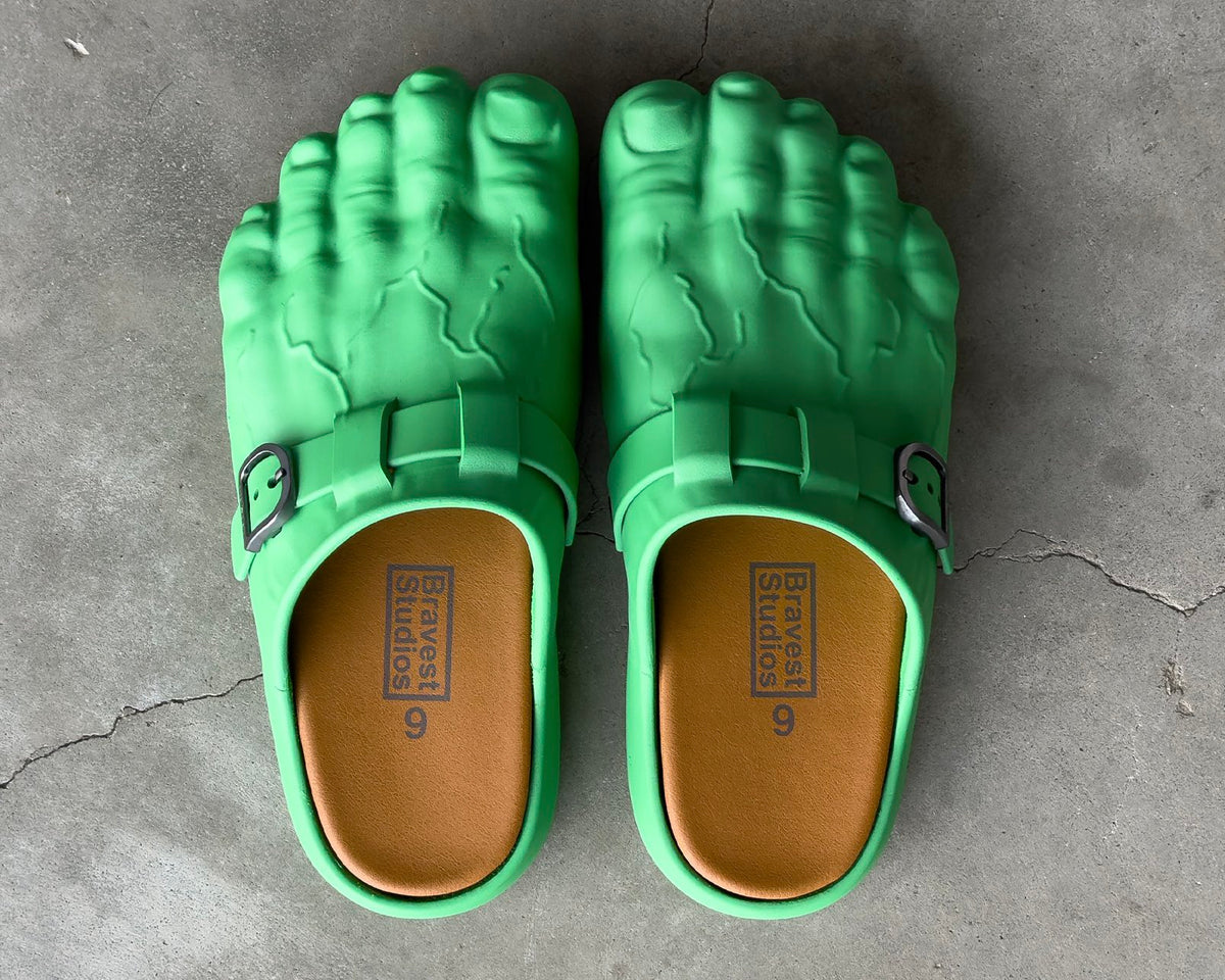 Bravest Studios Foot Clog Mule "Green" - Men