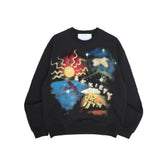 Jungles Jungles Anxiety Airbrush Crewneck "Black"