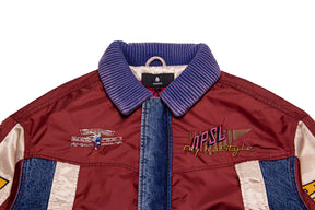 AlphaStyle Chatfield Padded Flight Jacket "Brown"