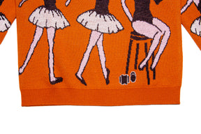 Pas de Mer Ballet Knit "Orange"