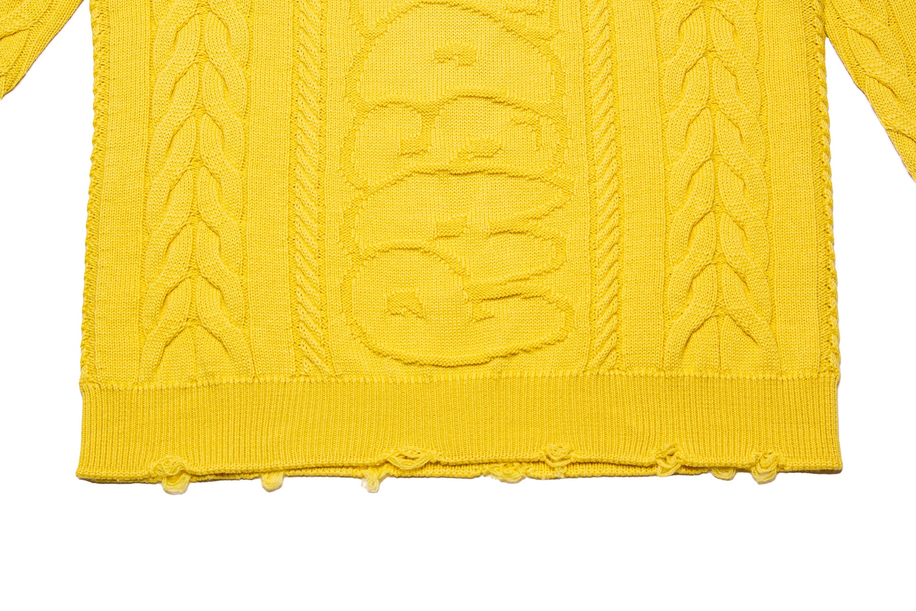 Pas de Mer Logo Knit "Yellow"