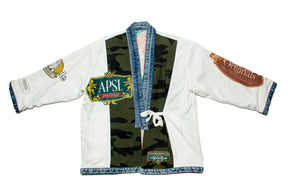 Alpha Style Haru Reversible Kimono Jacket "Bone"