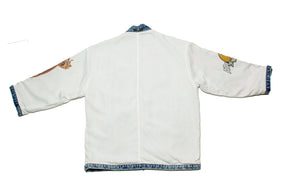 Alpha Style Haru Reversible Kimono Jacket "Bone"