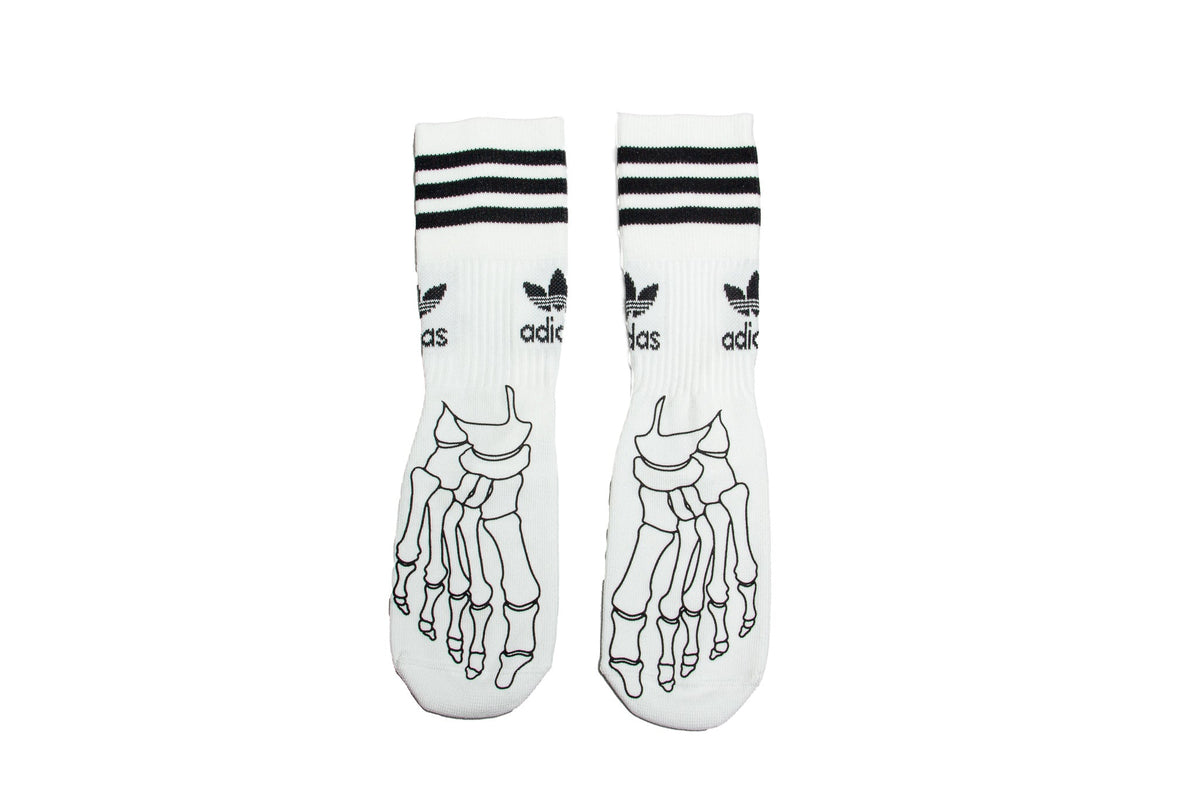 Two Feet Undr x Bones Socks "White"