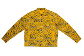 AlphaStyle Stan Printed Trucker Jacket "Yellow"
