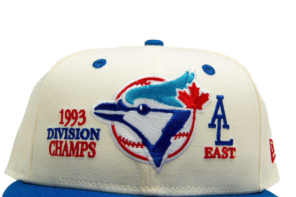 Vintage Toronto Blue Jays 1992 World Series Champions Snapback Hat Starter The Classic - 3 for 3 A.L. East Champs MLB Pinwheel Baseball Cap