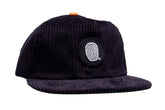 INDVLST Print Logo Corduroy Hat "Black"