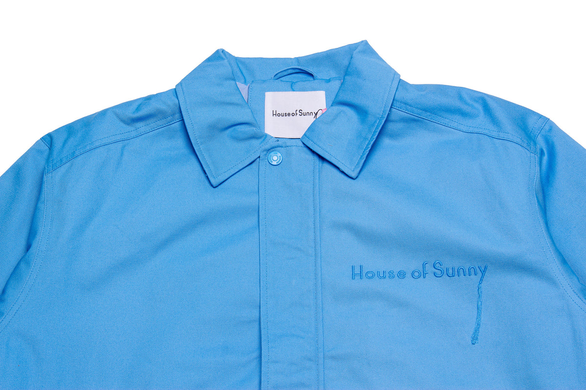 House of Sunny Day Tripper Canvas Bomber "Vintage Blue"