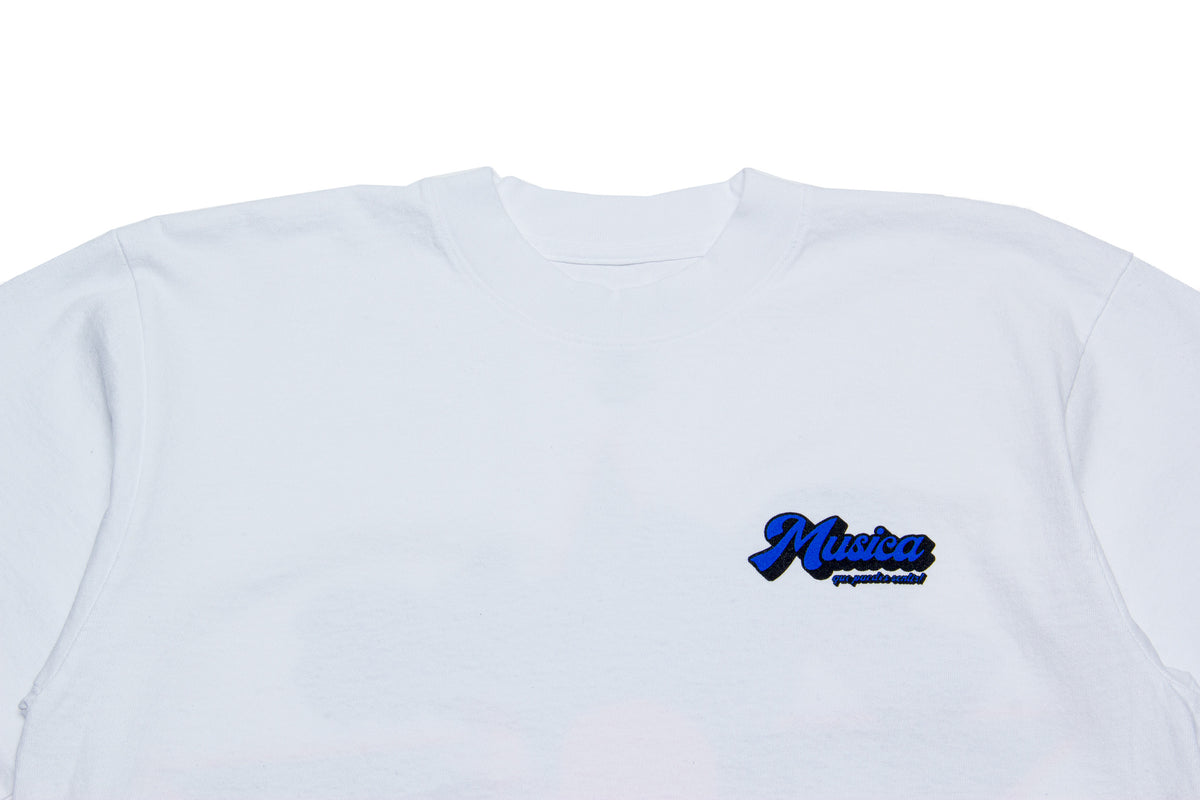 Bueno Music You Can Feel Long Sleeve Tee "White"