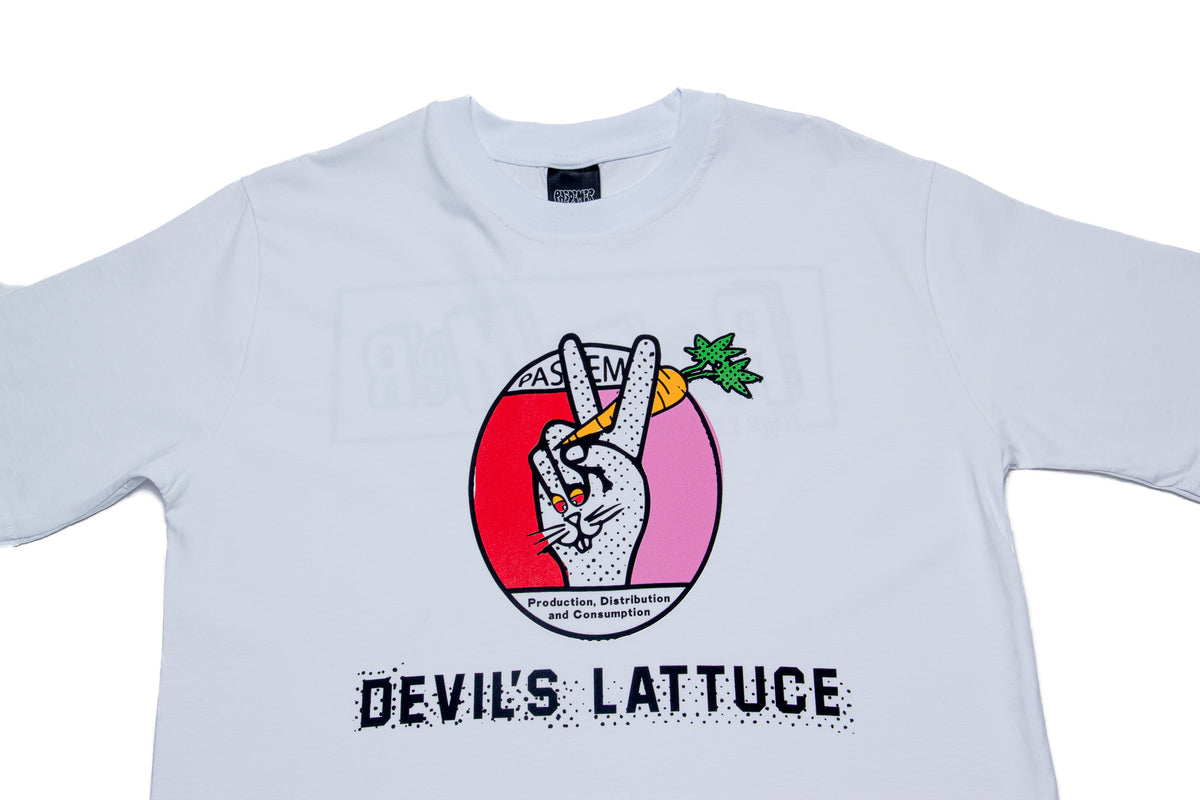Pas de Mer Devil's Lattuce Tee Shirt "White"