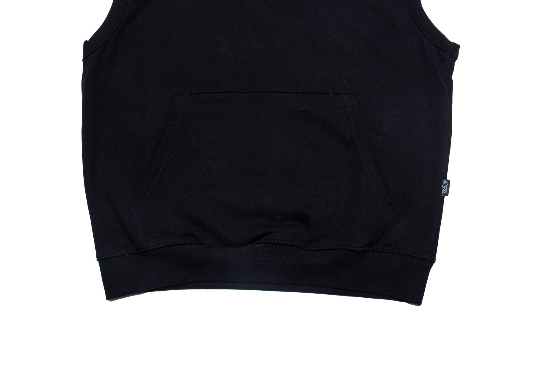 Pas de Mer Logo Hoodie Sleeveless "Black"