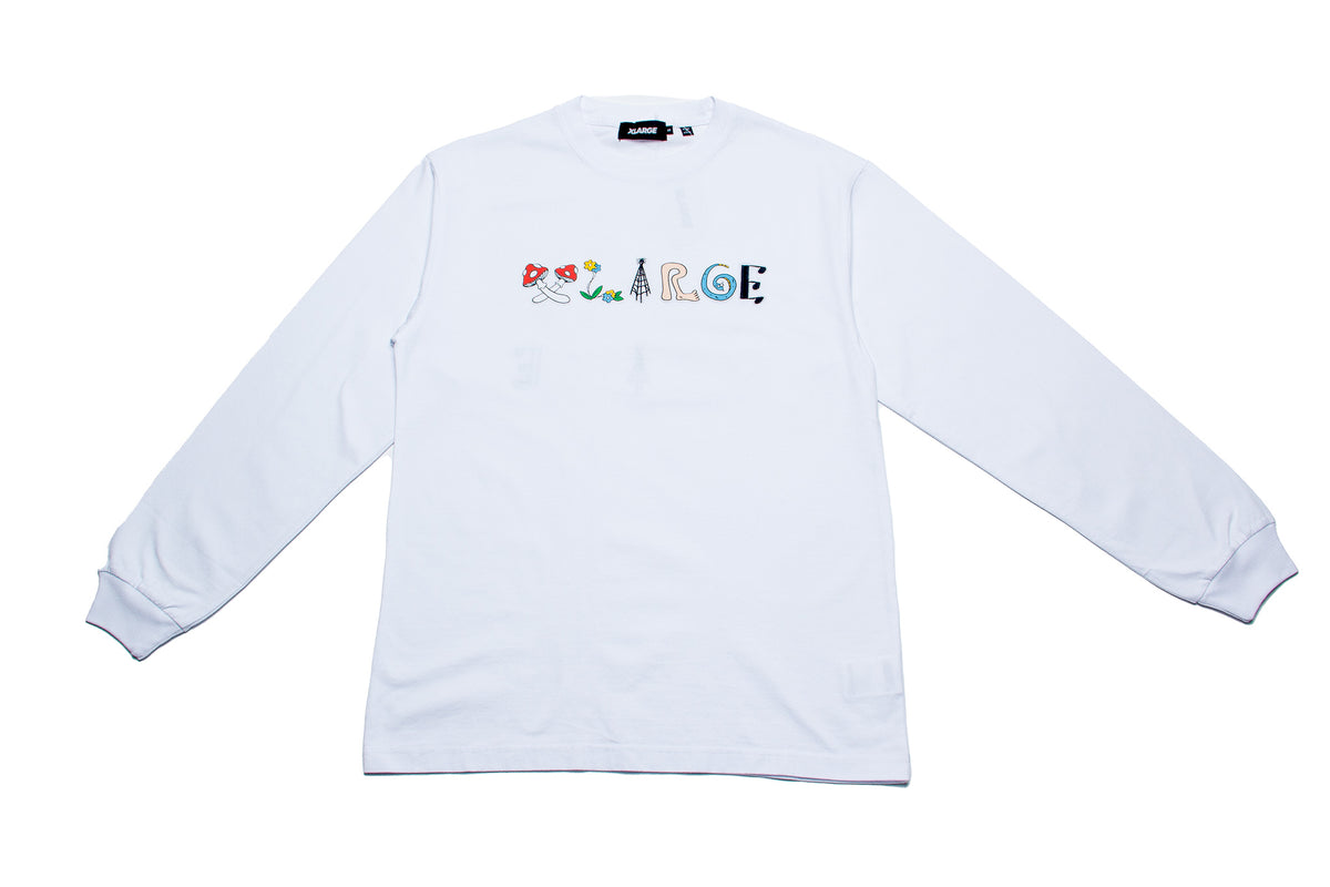 XLarge Hooked On Music L/S Tee "White"