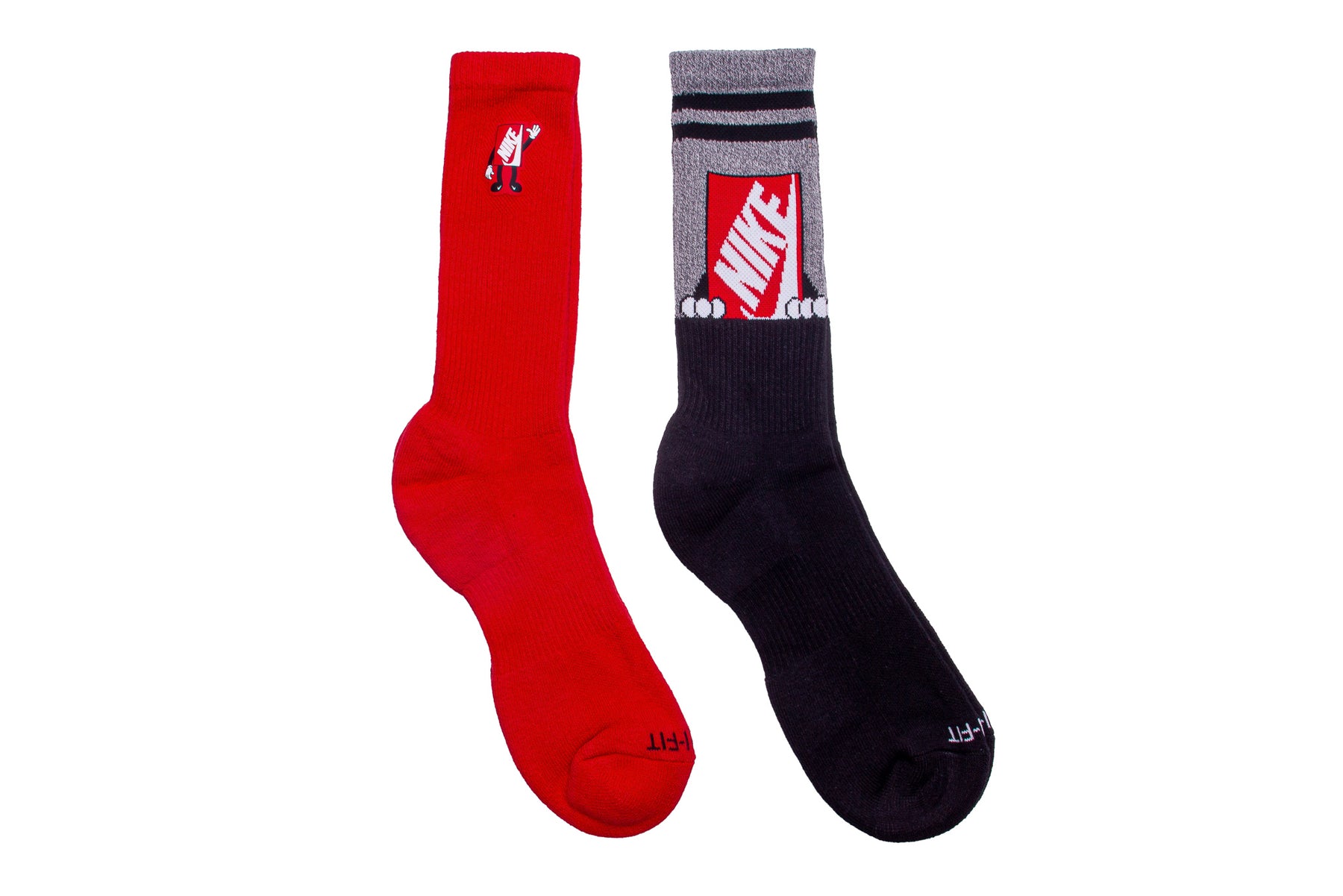 Nike Everyday Plus Socks "Black & Red"