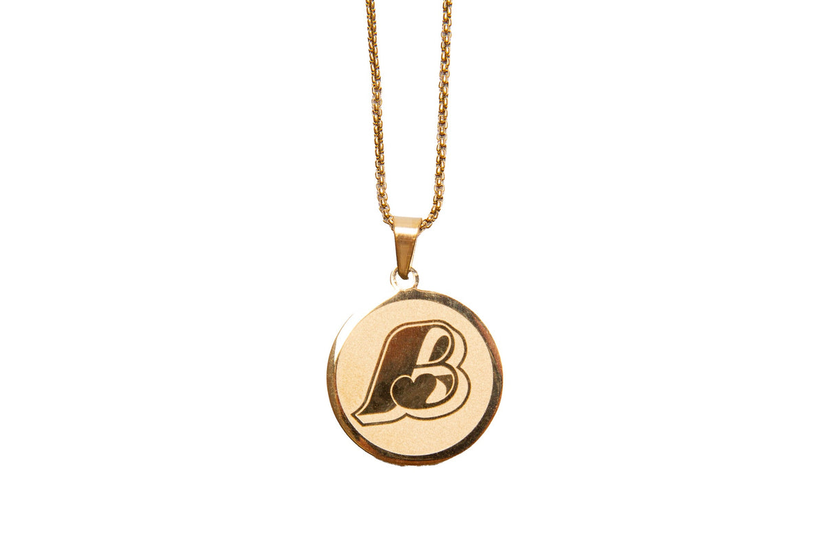 Bueno B Logo Medallion Chain "Gold"