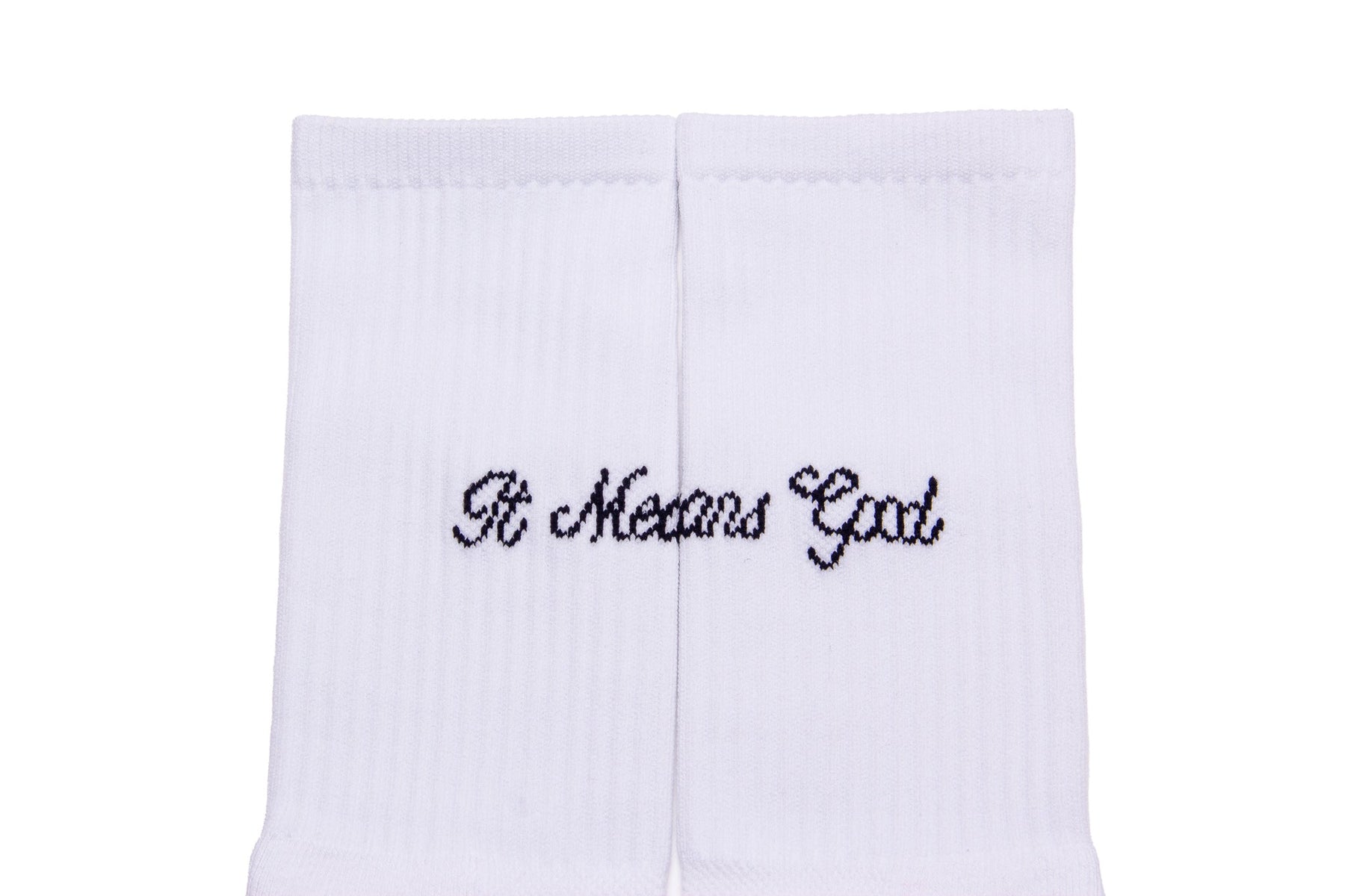 Bueno Script Logo Socks "White"