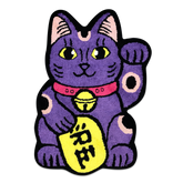 Mascot Lucky Cat Purple Rug