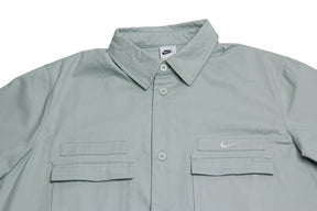 Nike Life Button Down Shirt "Light Silver"