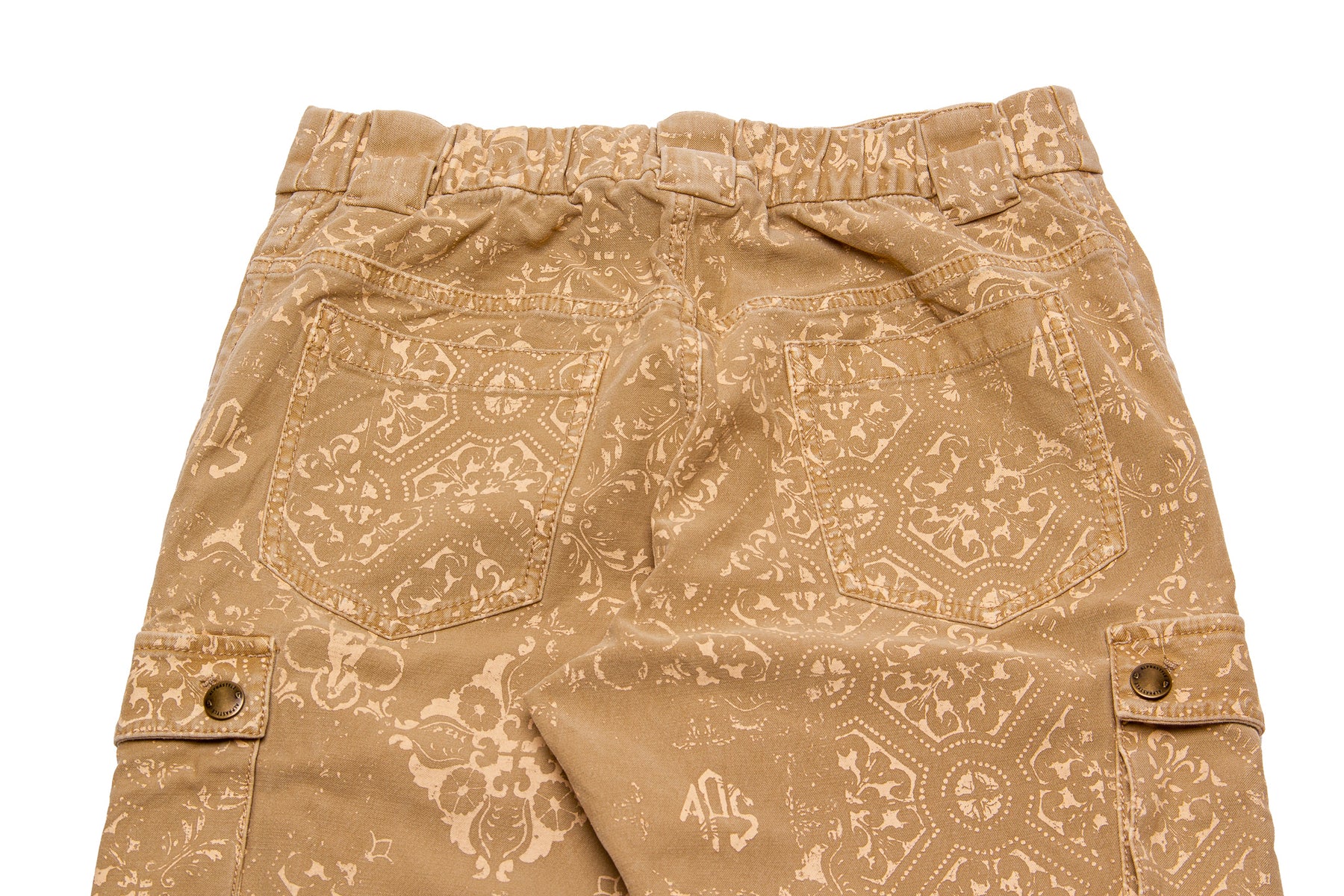 AlphaStyle Aike Printed Cargo Pants "Wheat"