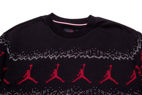 Jordan Essential Holiday Crewneck "Black"