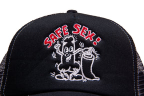 Jungles Jungles Safe Sex Trucker Hat "Black"