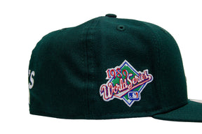 New Era MLB 59Fifty Reverse Logo Oakland Athletics Cap "Green"