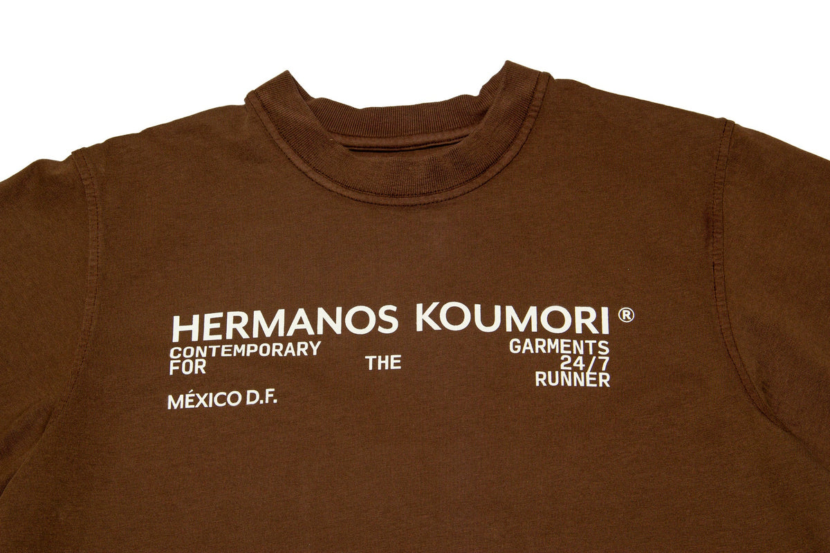 Hermanos Koumori Classic Tee Shirt "Brown"