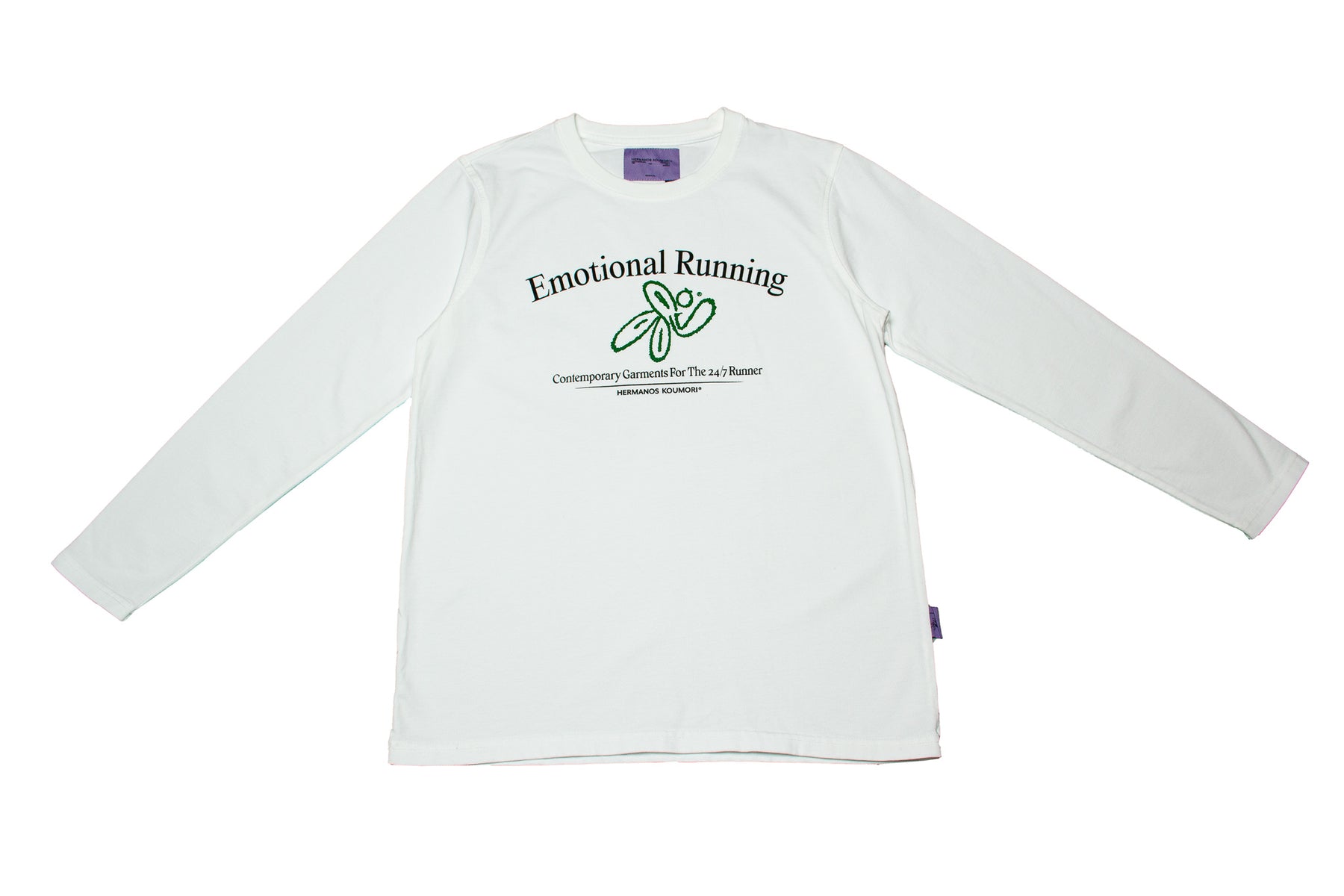 Hermanos Koumori Emotional Long Sleeve Tee Shirt "White"