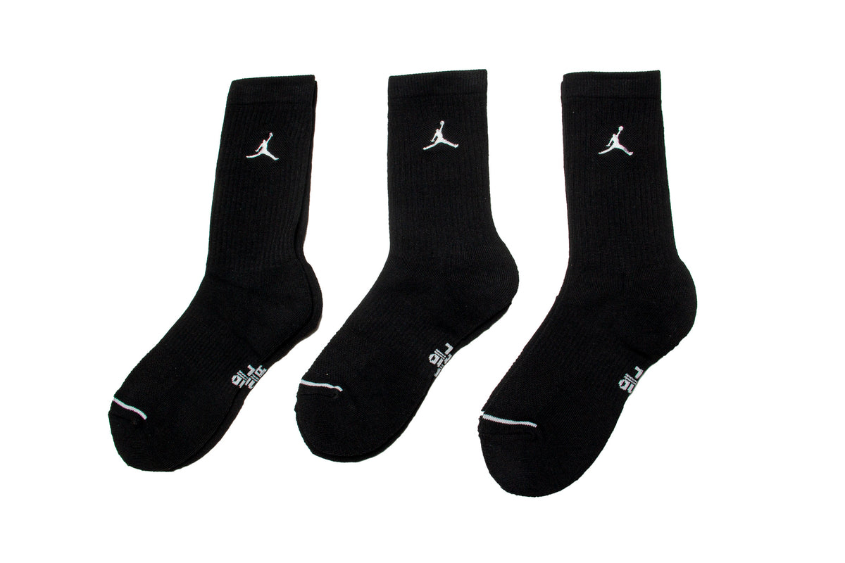 Jordan 3-Pair Socks "Black"