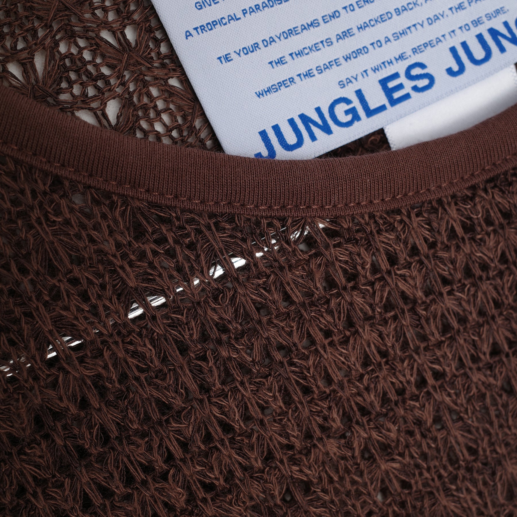 Jungles Jungles Loose Knit Sweater "Brown"