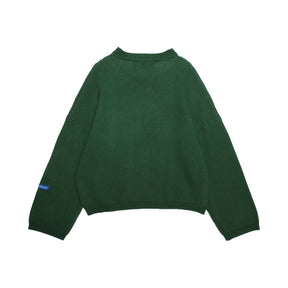 Jungles Jungles Relaxation Knit Sweater "Green"