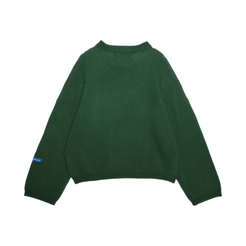 Jungles Jungles Relaxation Knit Sweater "Green"