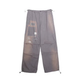 Jungles Jungles Repaired Butt Zip Pants "Grey"