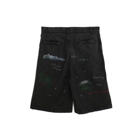 Jungles Jungles Questions Pleated Shorts "Black"