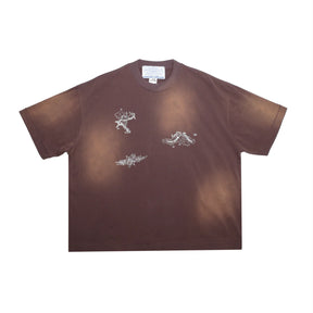 Jungles Jungles Cherub Vintage Wash Tee "Dusty Purple"