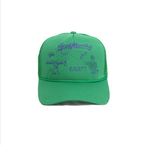 Jungles Jungles Good Morning Except Cops Trucker Cap "Green"