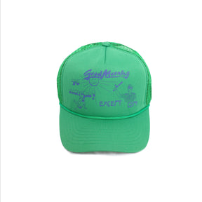 Jungles Jungles Good Morning Except Cops Trucker Cap "Green"